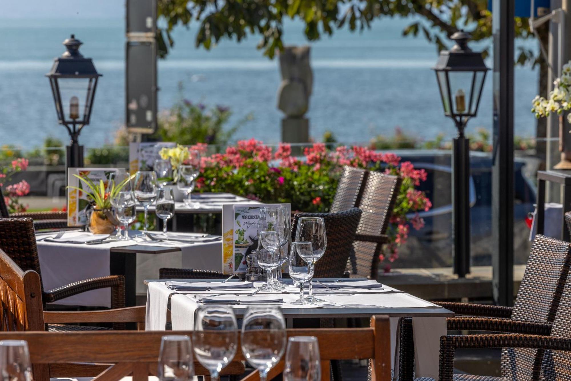 Romantik Hotel Mont Blanc Au Lac Morges Esterno foto
