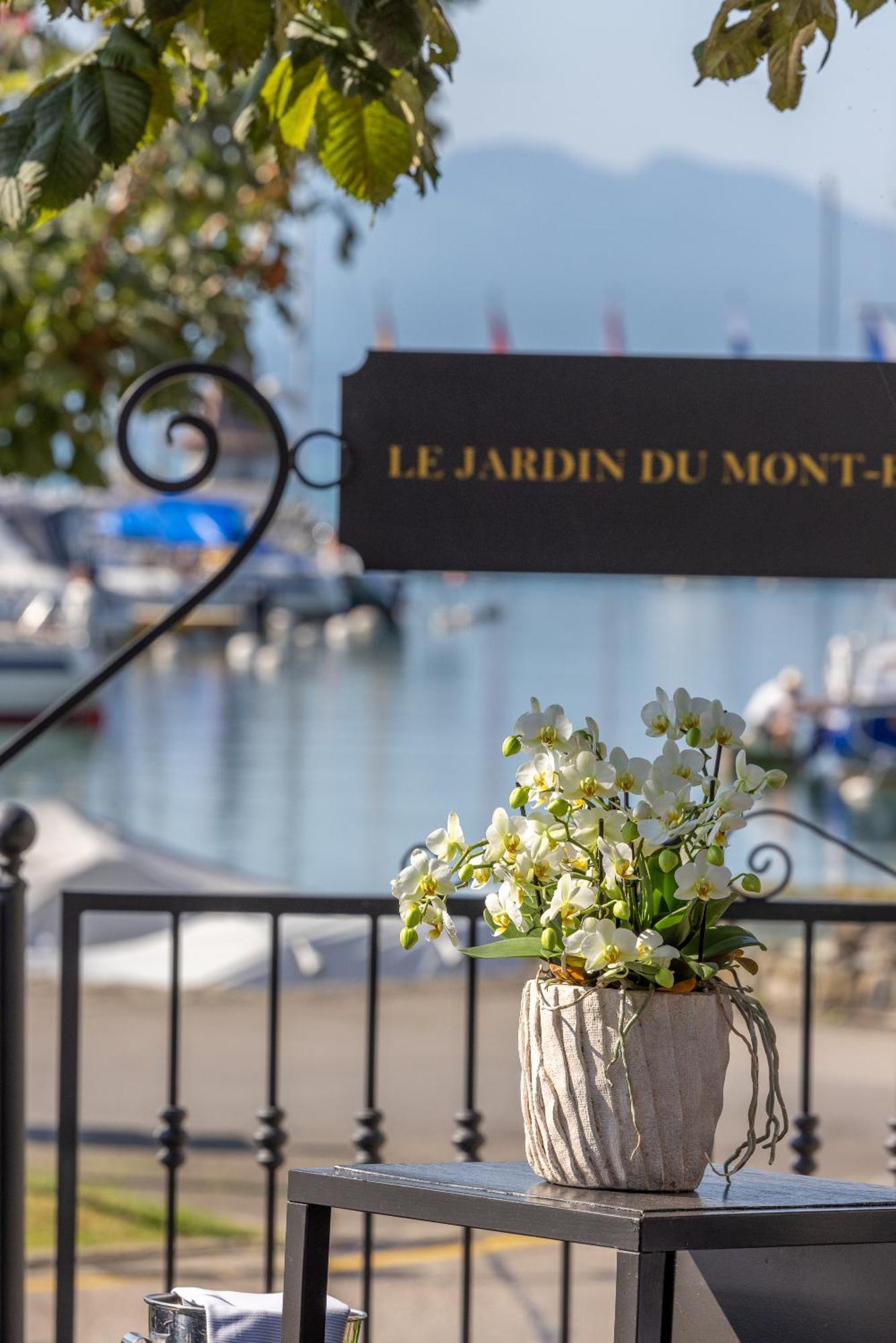 Romantik Hotel Mont Blanc Au Lac Morges Esterno foto