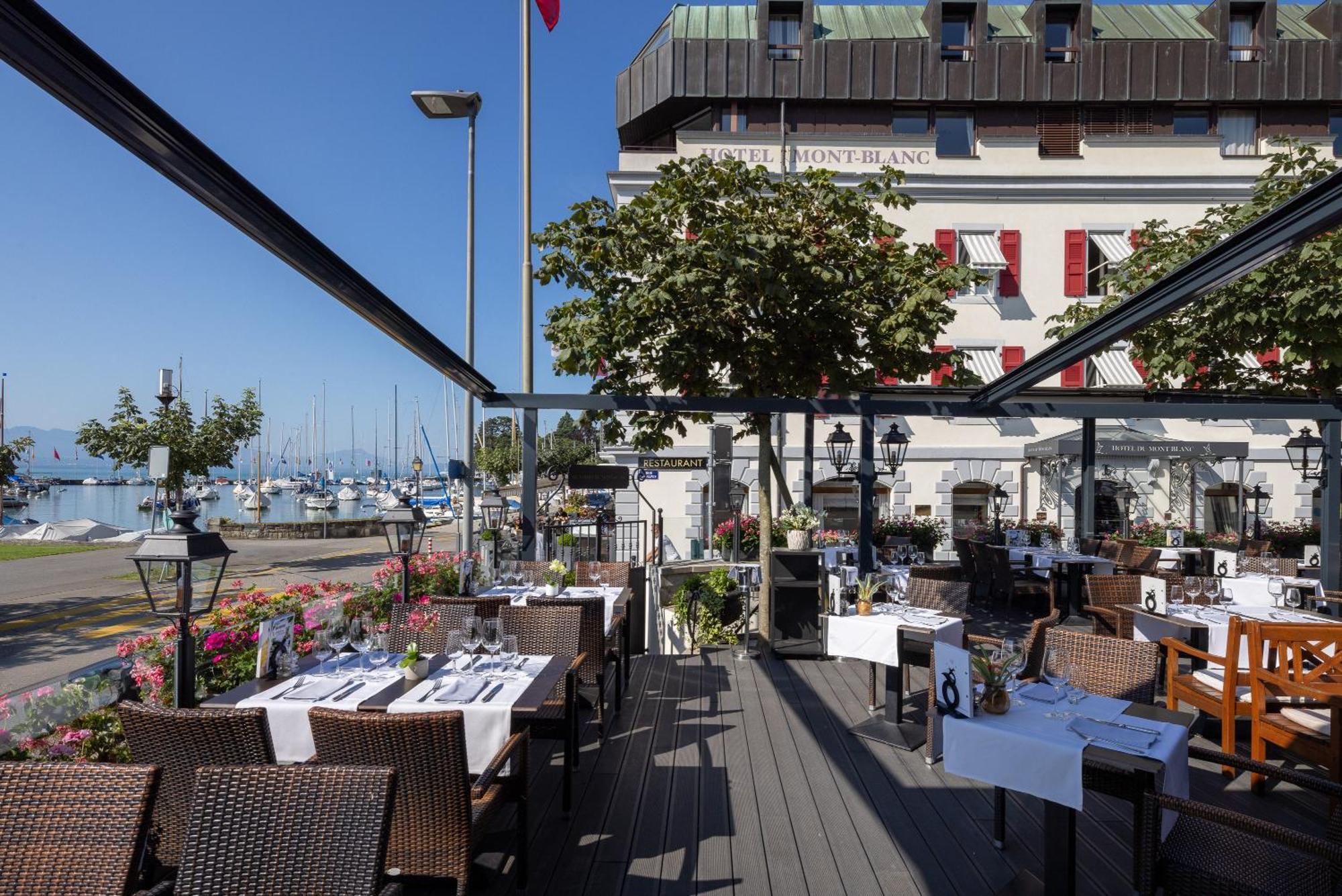 Romantik Hotel Mont Blanc Au Lac Morges Esterno foto