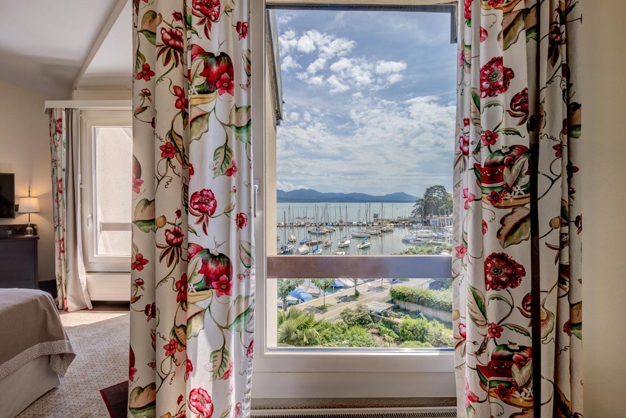 Romantik Hotel Mont Blanc Au Lac Morges Esterno foto