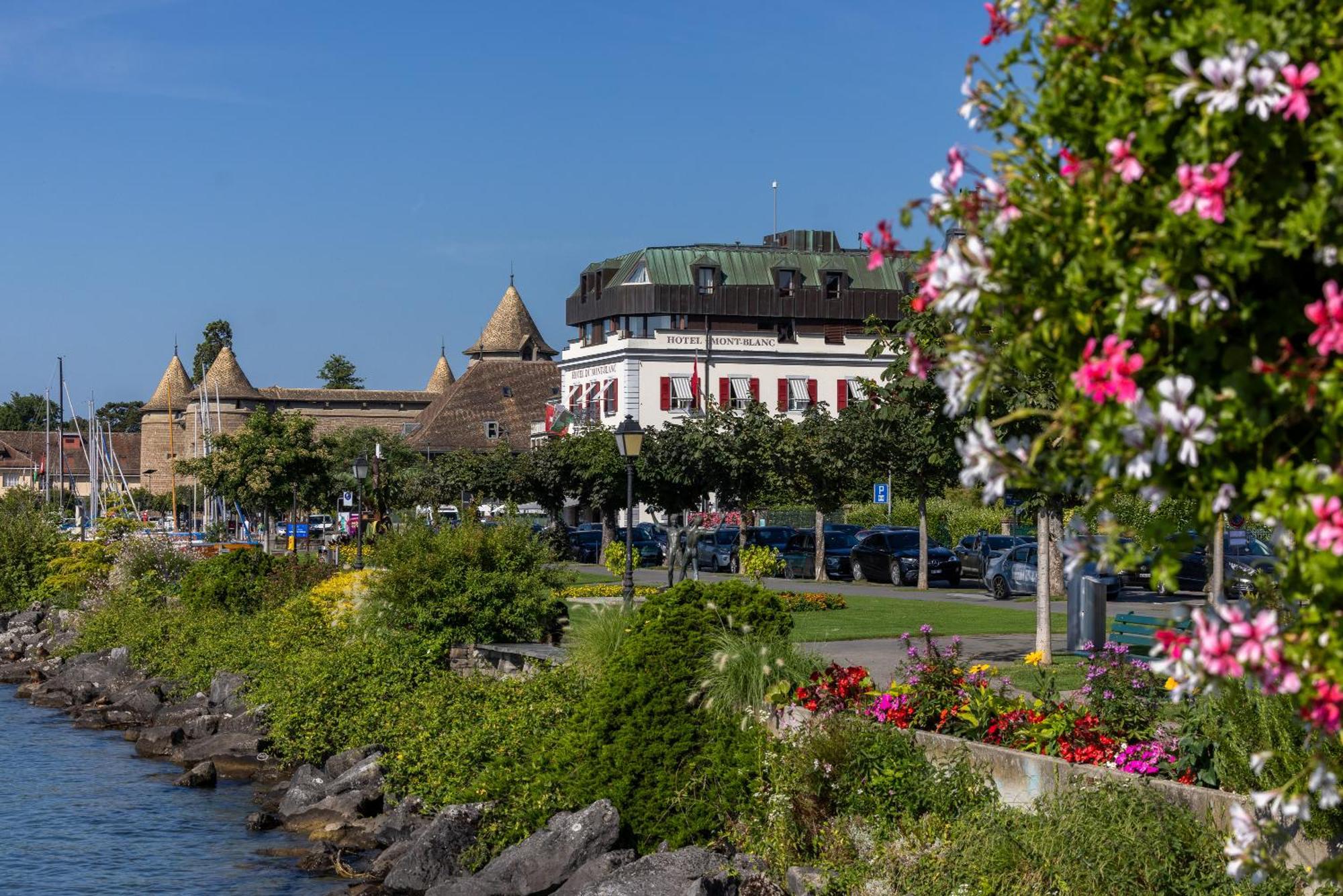 Romantik Hotel Mont Blanc Au Lac Morges Esterno foto